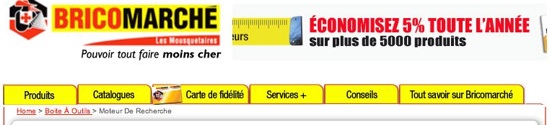 Brico, le site grave cool Bricomarché
