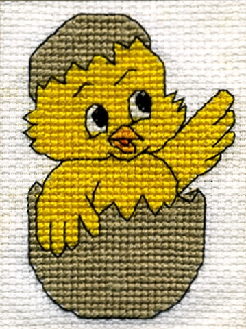 EasterChickCrossStitch